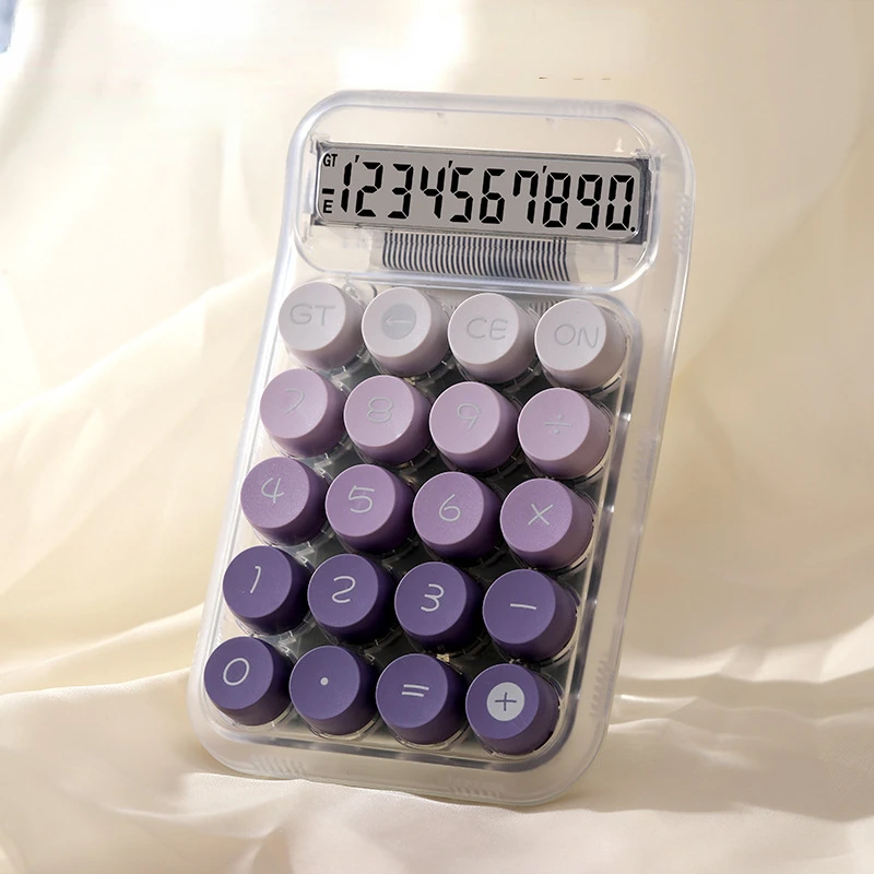 원형 기계 계산기 대형 디스플레이 기계식 도트 키보드  - Scientific Calculator For Secondary School 리뷰 및 가격
